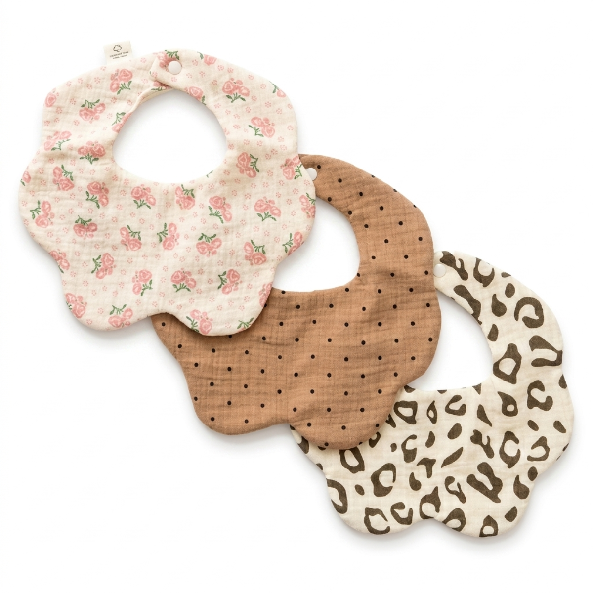 Set 3 Baberos De Muselina